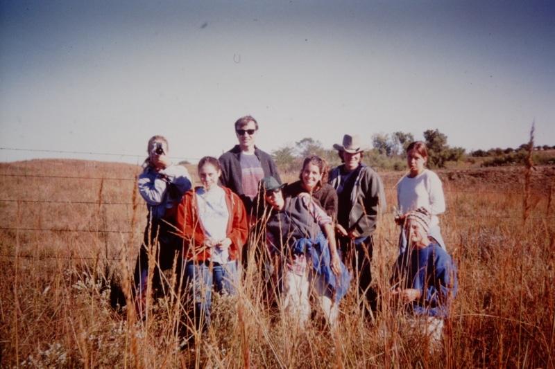 Group of TLI interns in the field