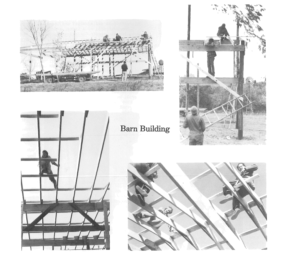 Big barn construction 1984