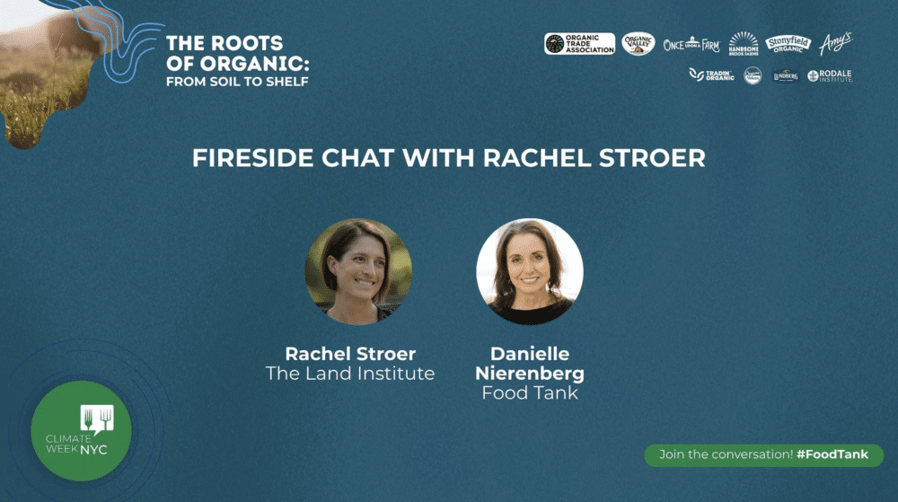 Fireside Chat with Rachel Stroer and Food Tank at Climate Week NYC