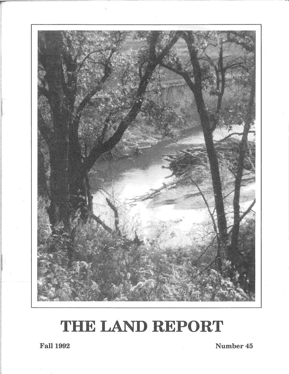 Land Report Fall 1992