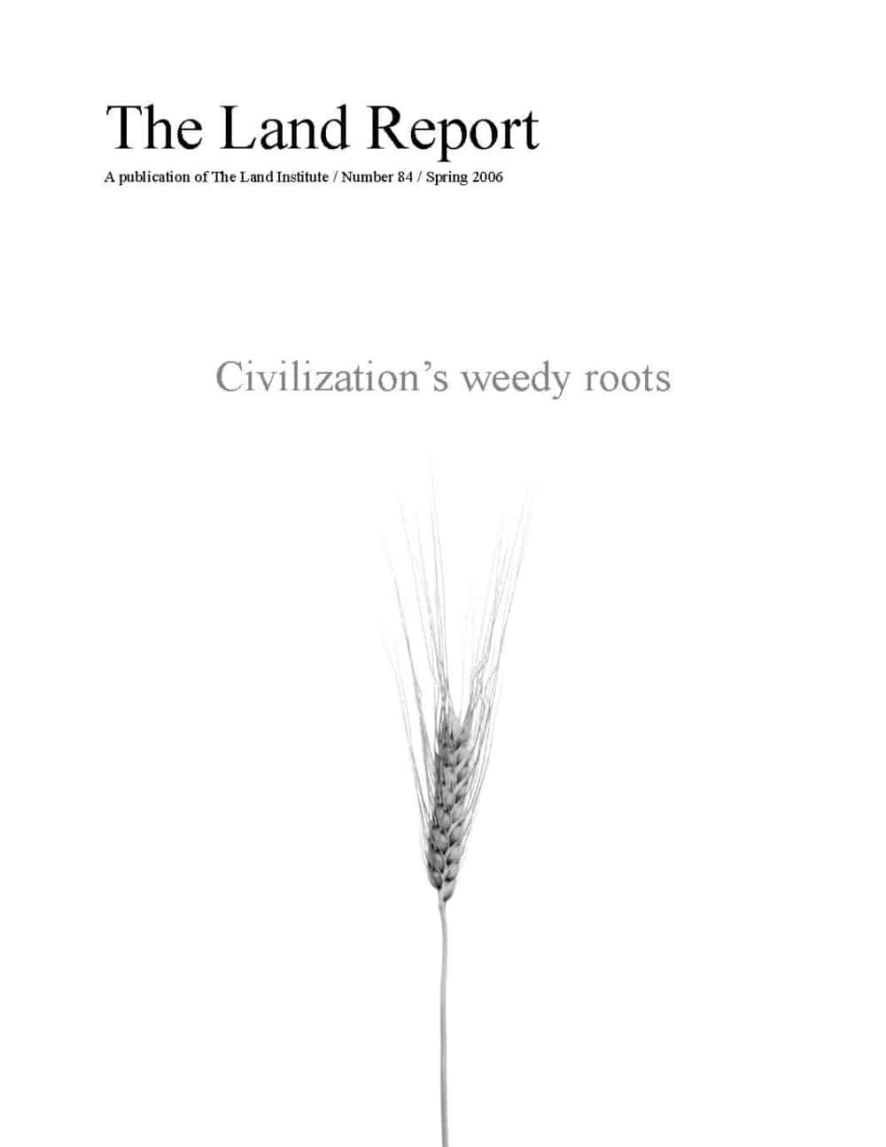 Land Report Spring 2006