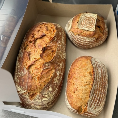 Bread made from Kernza