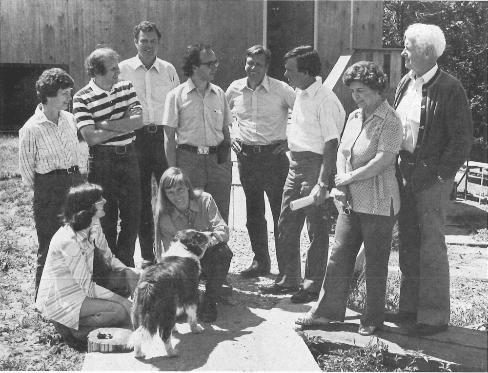 Governor Carlin visits The Land Institute during first Prairie Festival in 1979