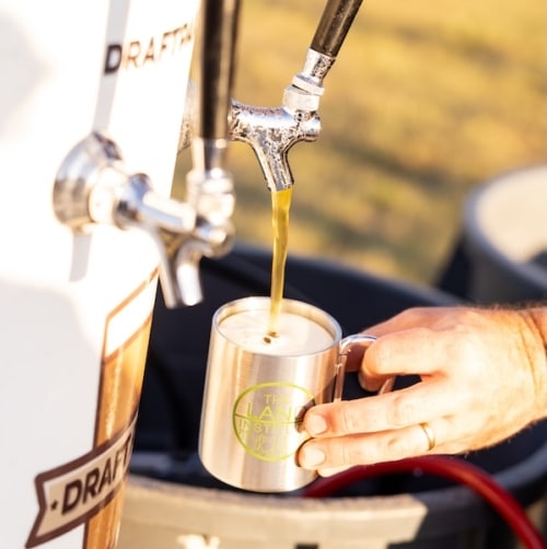 Beer made from Kernza